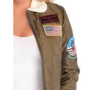 Too Gun Bomber Costume Jacket